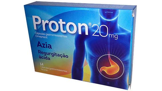 Proton, 20 mg x 14 cáps gastrorresistente