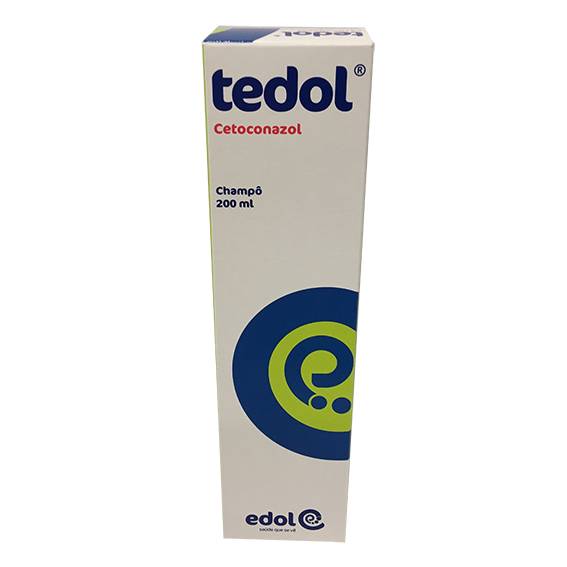 Tedol, 20 mg/g-200 mL x 1 champô frasco
