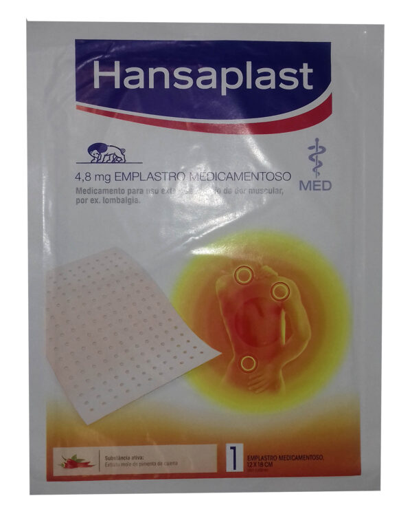 Hansaplast Emplastro Térmico, 4,8 mg/unidade x 1 emplastro