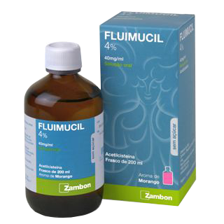 Fluimucil 4%, 40 mg/mL-200 mL x 1 sol oral mL