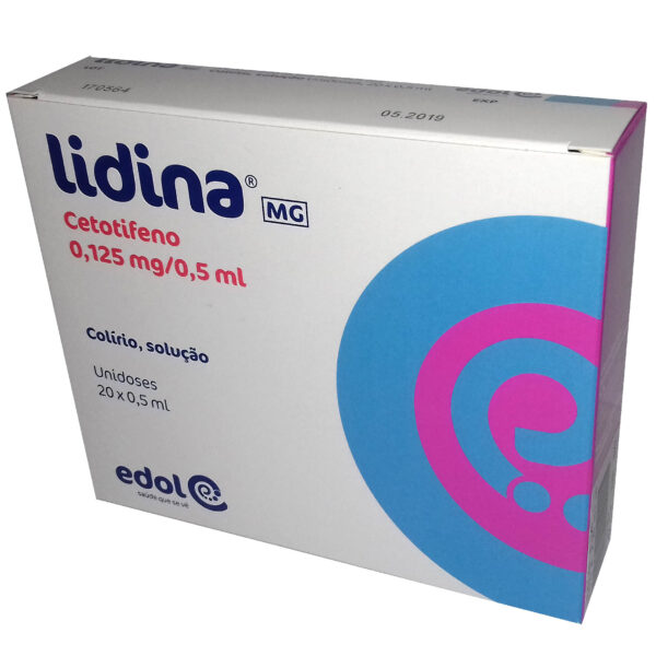 Lidina MG, 0,125 mg/0,5 mL x 20 sol col unidose