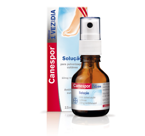 Canespor, 10 mg/mL-15 mL x 1 sol pulv cut