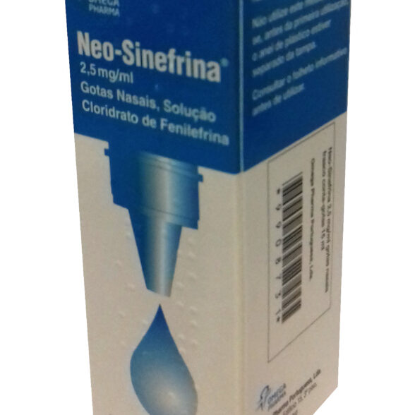Neo-Sinefrina, 2,5 mg/mL-15 mL x 1 sol nasal conta-gotas