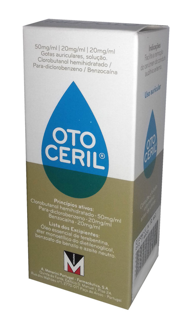 Otoceril (10 mL), 50/20/20 mg/mL x 1 sol oto frasco