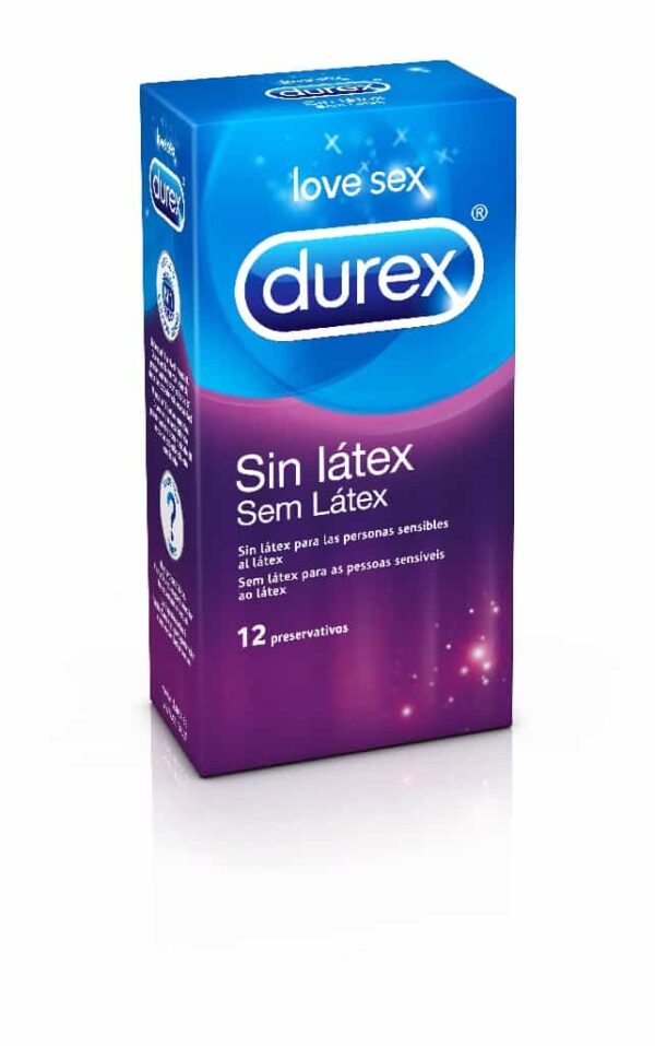 Durex Preservativoss Sem Látex – 12 unidades
