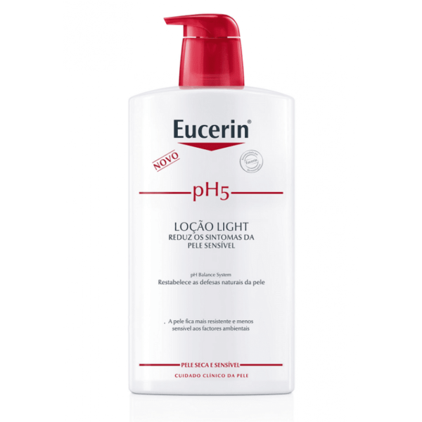 Eucerin Pele Sensível pH5 Loção Light com Desconto 50% 1L