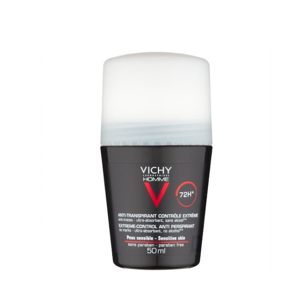 Vichy Homme Desodorizante Roll-on Extr 72h 50ml