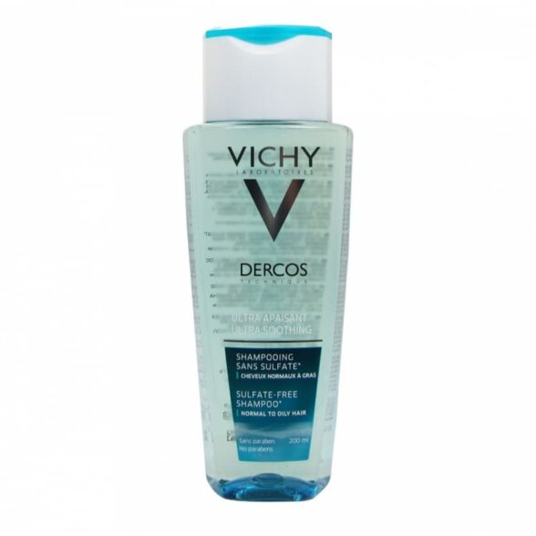 Dercos Ultra-Apaziguante Champô Cabelos Normais Oleosos 200ml