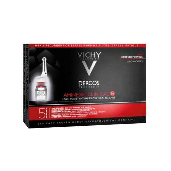 Dercos Aminexil Clinical Homem Ampolas x21
