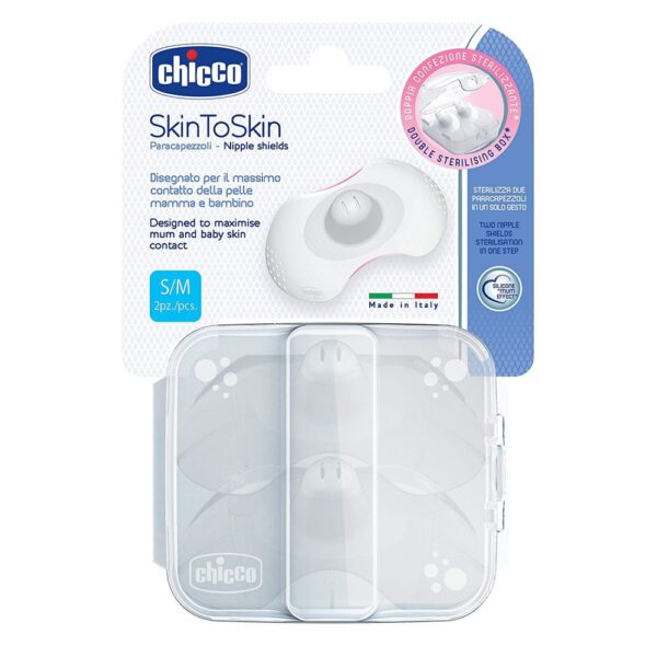 Chicco Skin to Skin Protetor Mamilo S M