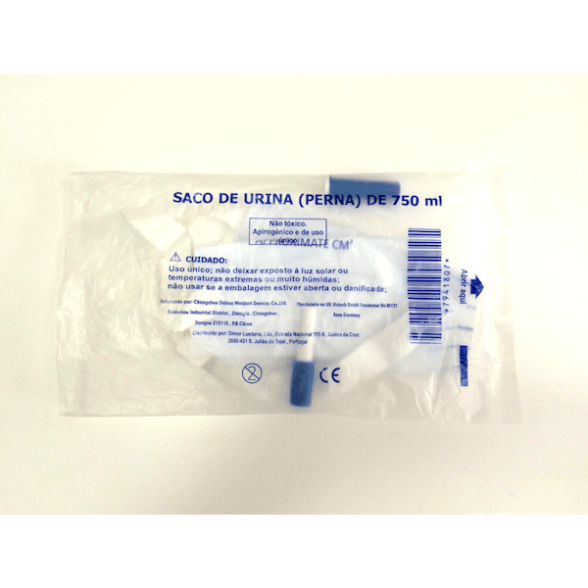 Colector Urina Pe Saco Perna Esteril 750ml
