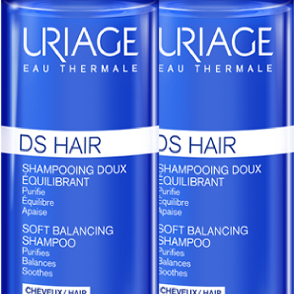 Uriage D.S. Hair Champô suave equilibrante – 500ml (DUO c/ Preço especial)